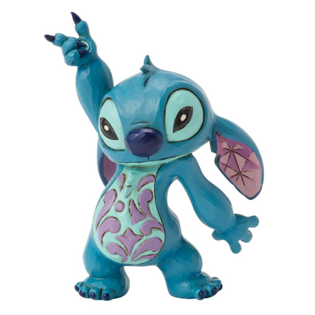 Jim Shore Jim Shore Stitch Dancing Mini Figurine