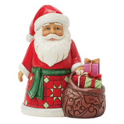 Jim Shore Jim Shore Santa with Toy Bag Pint Sized Figurine