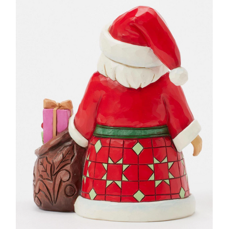 Jim Shore Jim Shore Santa with Toy Bag Pint Sized Figurine