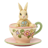 Jim Shore Jim Shore Bunny in Teacup Mini Figurine