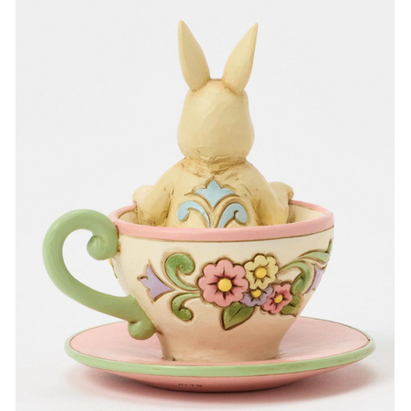 Jim Shore Jim Shore Bunny in Teacup Mini Figurine