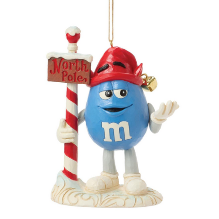 Jim Shore Jim Shore M&M Blue Character Elf Ornament