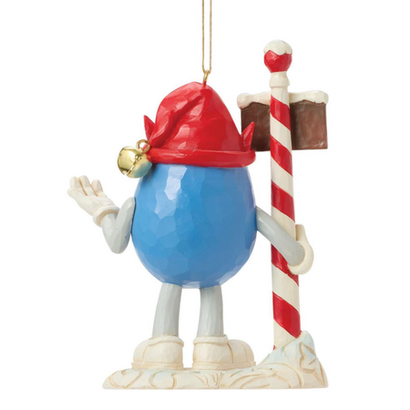 Jim Shore Jim Shore M&M Blue Character Elf Ornament
