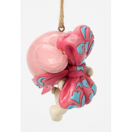 Jim Shore Jim Shore Hello Kitty My Melody Pink Bow Hanging Ornament