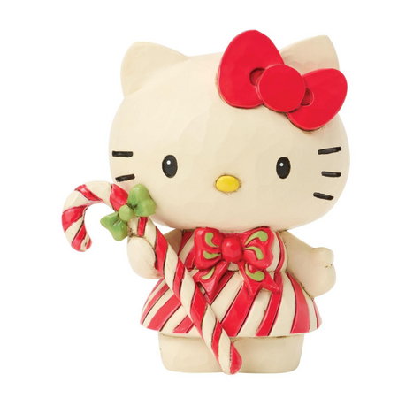 Jim Shore Jim Shore Hello Kitty Candy Cane Mini Figurine