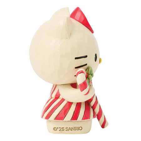 Jim Shore Jim Shore Hello Kitty Candy Cane Mini Figurine