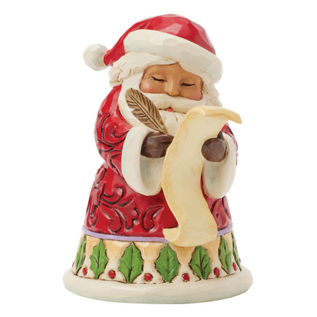 Jim Shore Jim Shore Santa with List Mini Figurine