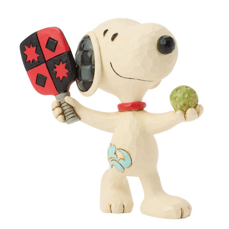 Jim Shore Jim Shore Snoopy Playing Pickleball Mini Figurine