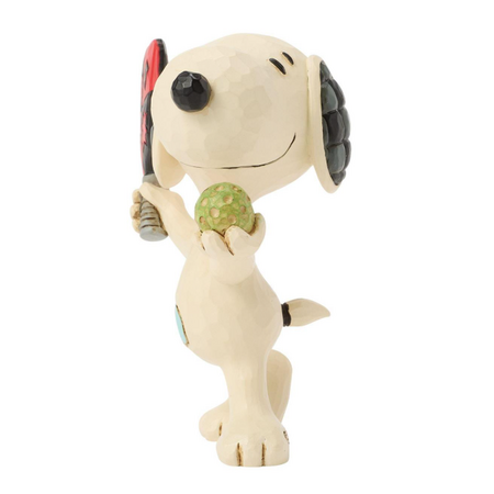 Jim Shore Jim Shore Snoopy Playing Pickleball Mini Figurine