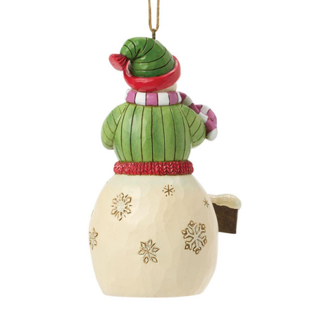 Jim Shore Jim Shore Snowman with Hershey Sign Ornament