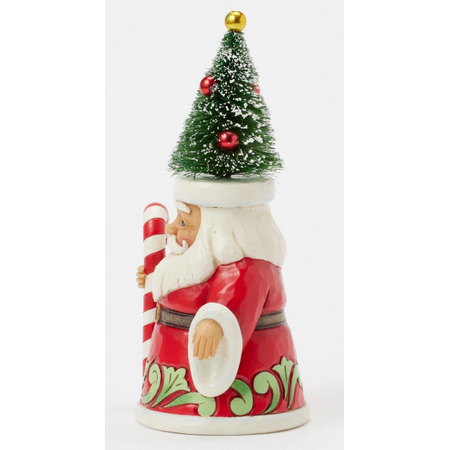 Jim Shore Jim Shore Santa Sisal Tree Hat Pint Size Figurine