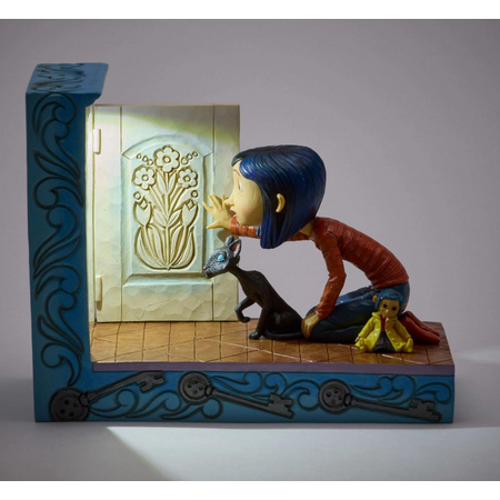 Jim Shore Jim Shore Coraline Kneeling Down Door LED Figurine