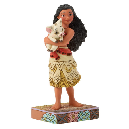 Jim Shore Jim Shore Disney Moana Holding Pua Figurine