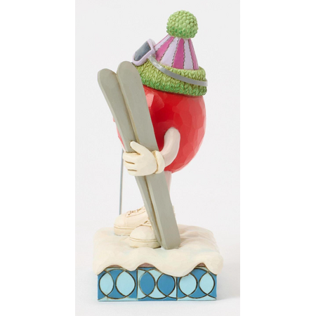 Jim Shore Jim Shore M&M Red Character with Skis Figurine