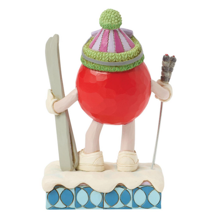 Jim Shore Jim Shore M&M Red Character with Skis Figurine