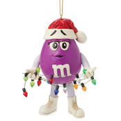 Jim Shore Jim Shore M&M Purple Character Ornament