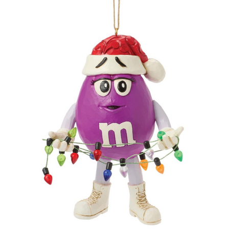 Jim Shore Jim Shore M&M Purple Character Ornament