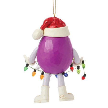 Jim Shore Jim Shore M&M Purple Character Ornament