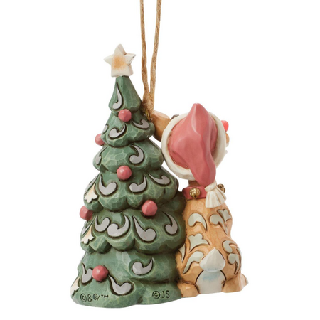 Jim Shore Jim Shore Woodland Rudolph with Tree LED Ornament