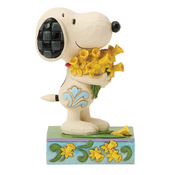 Jim Shore Jim Shore Snoopy with Daffodil Figurine