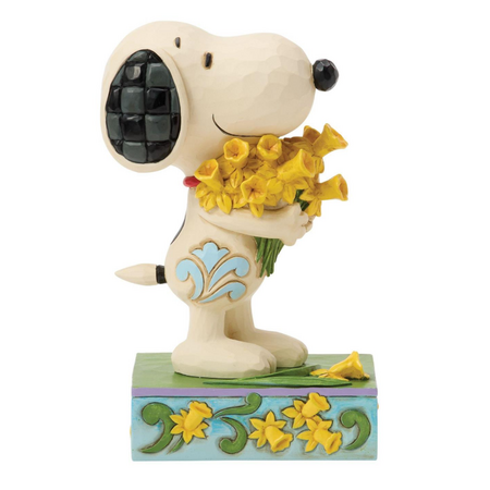 Jim Shore Jim Shore Snoopy with Daffodil Figurine