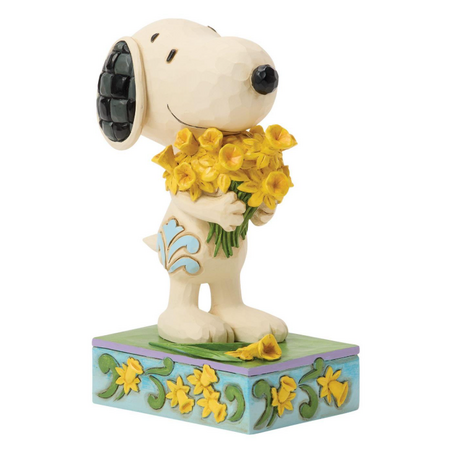 Jim Shore Jim Shore Snoopy with Daffodil Figurine