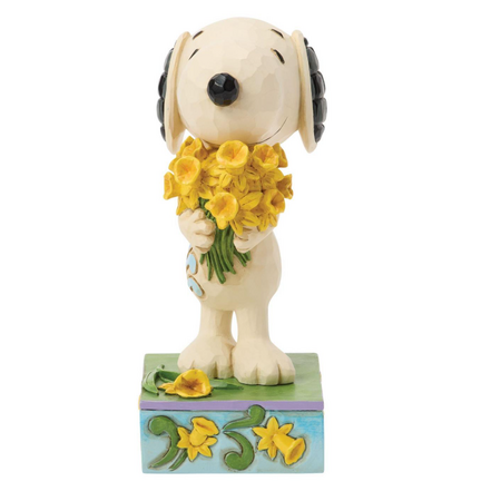 Jim Shore Jim Shore Snoopy with Daffodil Figurine