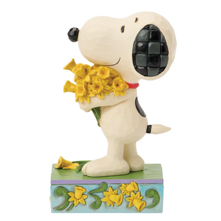 Jim Shore Jim Shore Snoopy with Daffodil Figurine