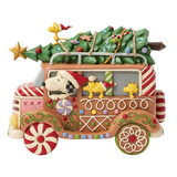 Jim Shore Jim Shore Peanuts Gingerbread Van Figurine
