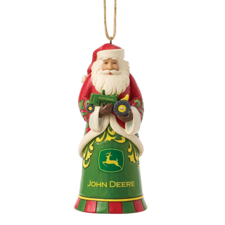 Jim Shore Jim Shore Santa John Deere Tractor Ornament