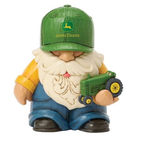 Jim Shore Jim Shore Gnome Holding John Deere Tractor Figurine