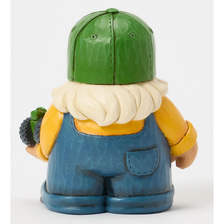 Jim Shore Jim Shore Gnome Holding John Deere Tractor Figurine