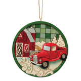 Jim Shore Jim Shore Highland Glen Red Truck Ornament