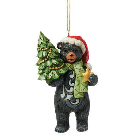 Jim Shore Jim Shore Lodge Black Bear Hanging Ornament