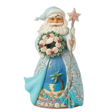 Jim Shore Jim Shore Santa with Sand Dollar Figurine