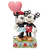 Jim Shore Jim Shore Mickey & Minnie Heart Balloon Figurine