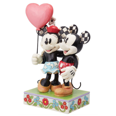 Jim Shore Jim Shore Mickey & Minnie Heart Balloon Figurine