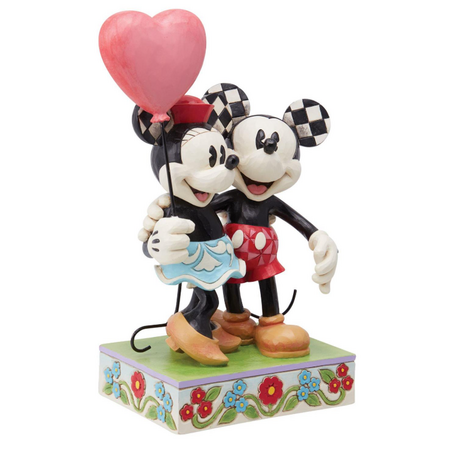 Jim Shore Jim Shore Mickey & Minnie Heart Balloon Figurine