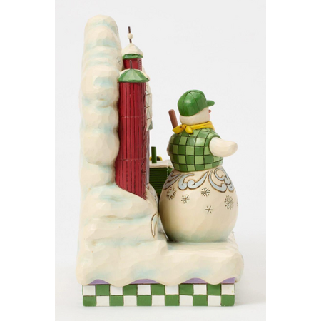 Jim Shore Jim Shore John Deere Snowman Scene Figurine