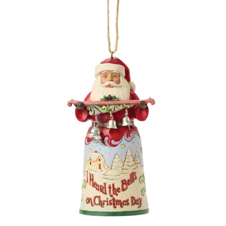 Jim Shore Jim Shore Santa I Heard the Bells Ornament