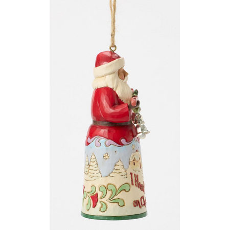 Jim Shore Jim Shore Santa I Heard the Bells Ornament