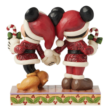 Jim Shore Jim Shore Mickey & Minnie Candy Canes Figurine