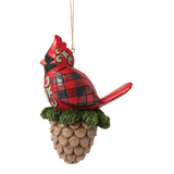 Jim Shore Jim Shore Highlnd Glen Cardinal Pine Ornament