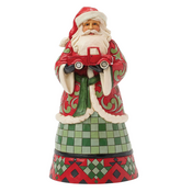 Jim Shore Jim Shore Highland Glen Santa Holding Truck Figurine
