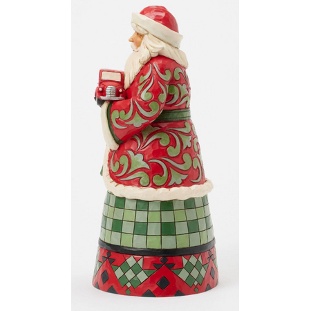 Jim Shore Jim Shore Highland Glen Santa Holding Truck Figurine