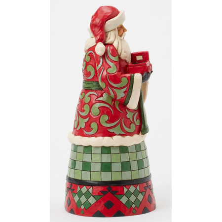 Jim Shore Jim Shore Highland Glen Santa Holding Truck Figurine