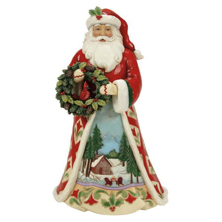 Jim Shore Jim Shore Christmas at the Lodge Santa Figurine