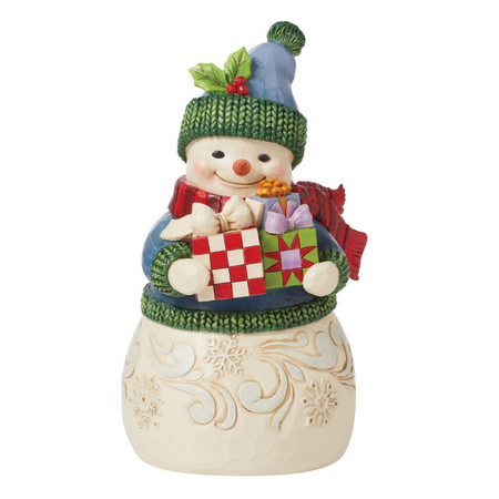 Jim Shore Jim Shore Snowman with Gifts Figurine