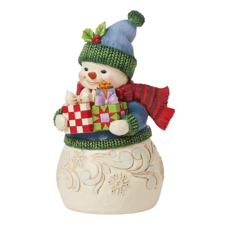 Jim Shore Jim Shore Snowman with Gifts Figurine