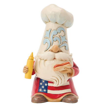 Jim Shore Jim Shore Patriotic Grilling Gnome Figurine